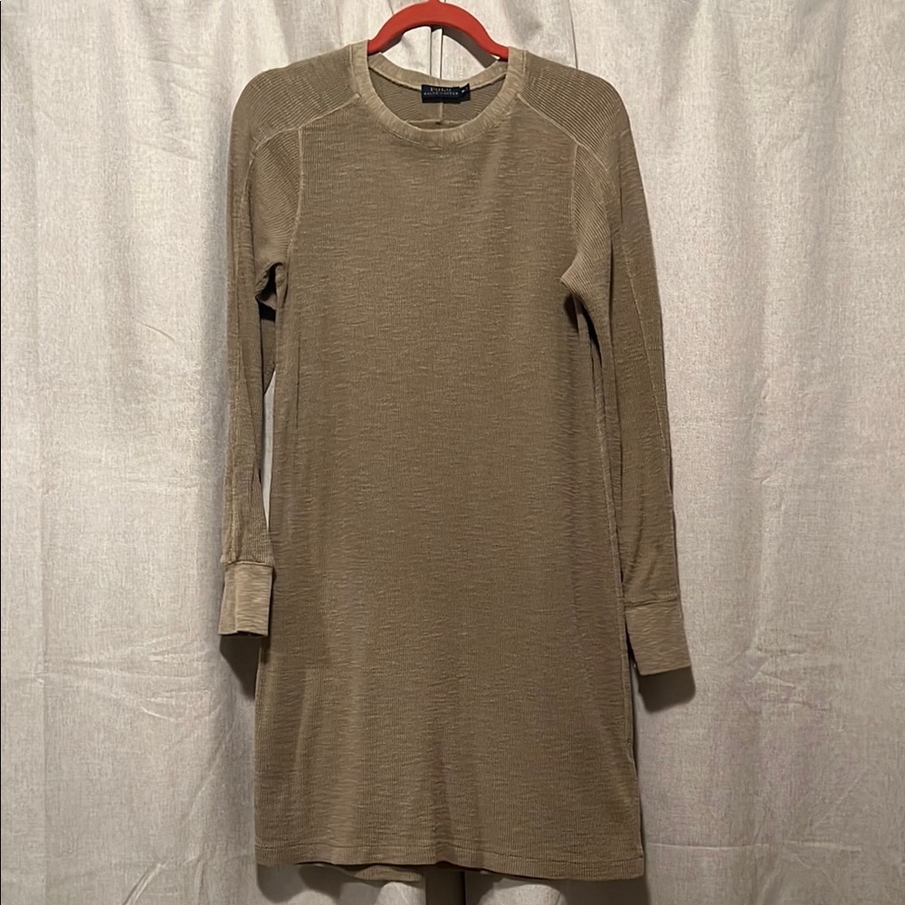 Polo Ralph Lauren Waffle Knit Long Sleeve Dress Size Medium